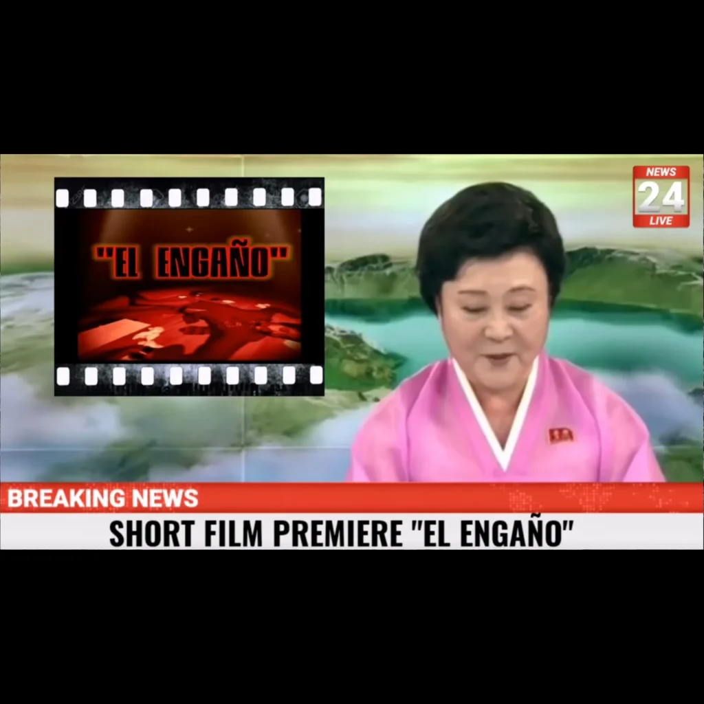 Portada de una entrevista (parodia) por "El engaño"